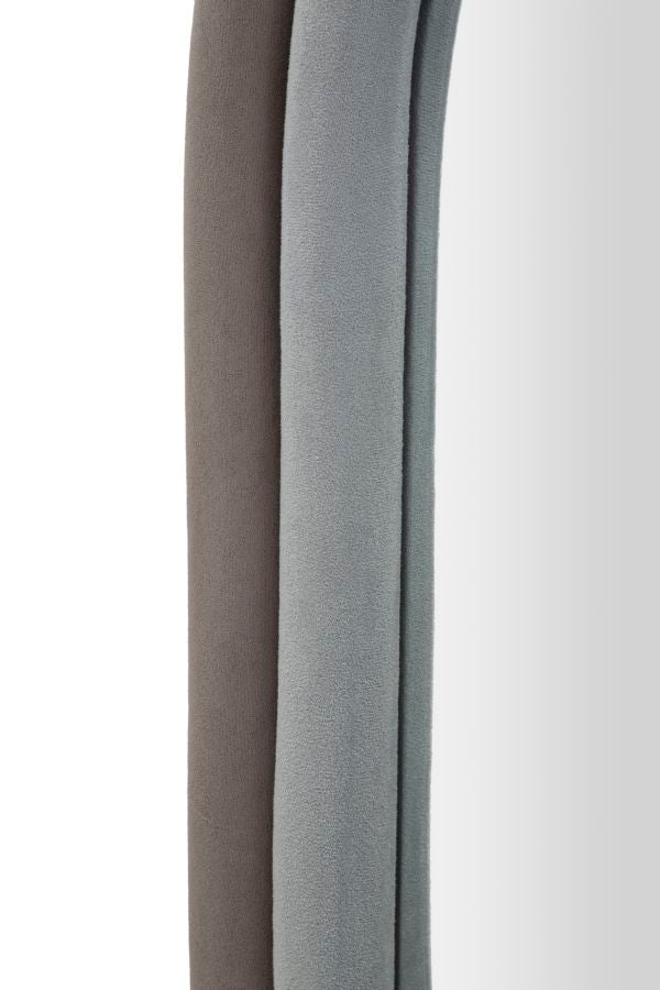 Mauro Ferretti Antony Wandspiegel in grijs fluweel