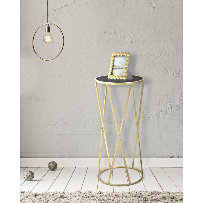 Mauro Ferretti Glam simple Ronde tafel in goud metaal