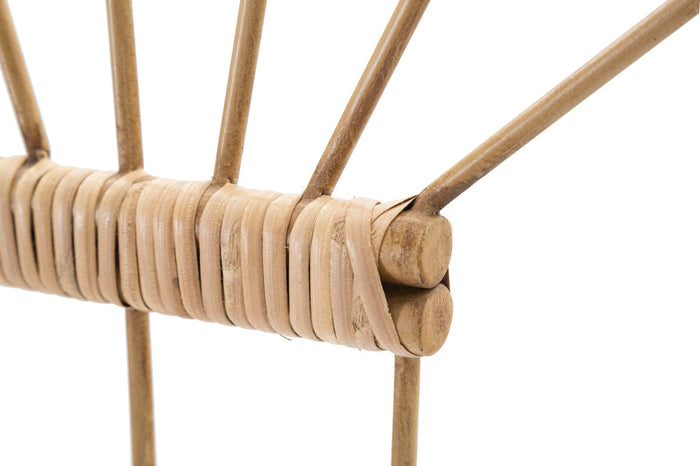 Mauro Ferretti Panama Wandkapstok met 3 haken in bruin metaal