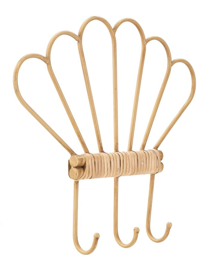 Mauro Ferretti Panama Wandkapstok met 3 haken in bruin metaal