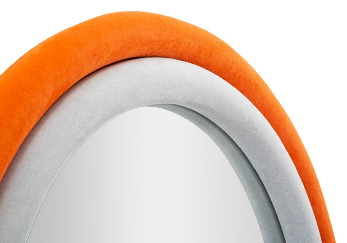 Mauro Ferretti Antony Wandspiegel in oranje fluweel