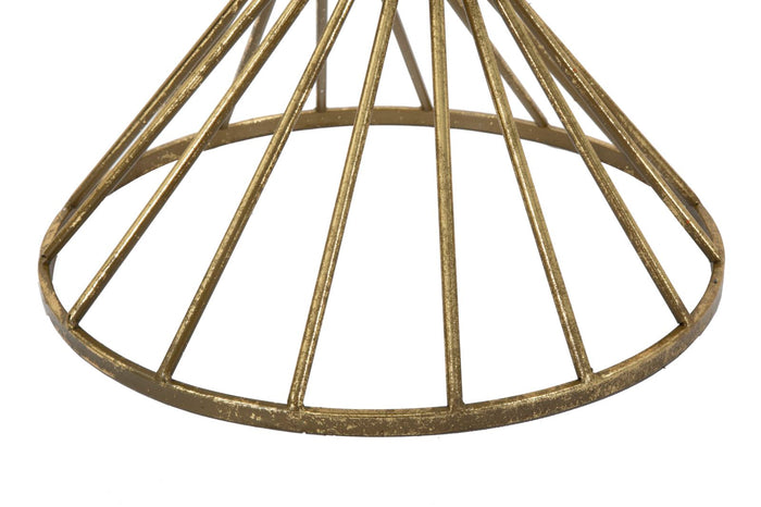 Mauro Ferretti Hypnos Tafel in goud metaal met spiegelblad