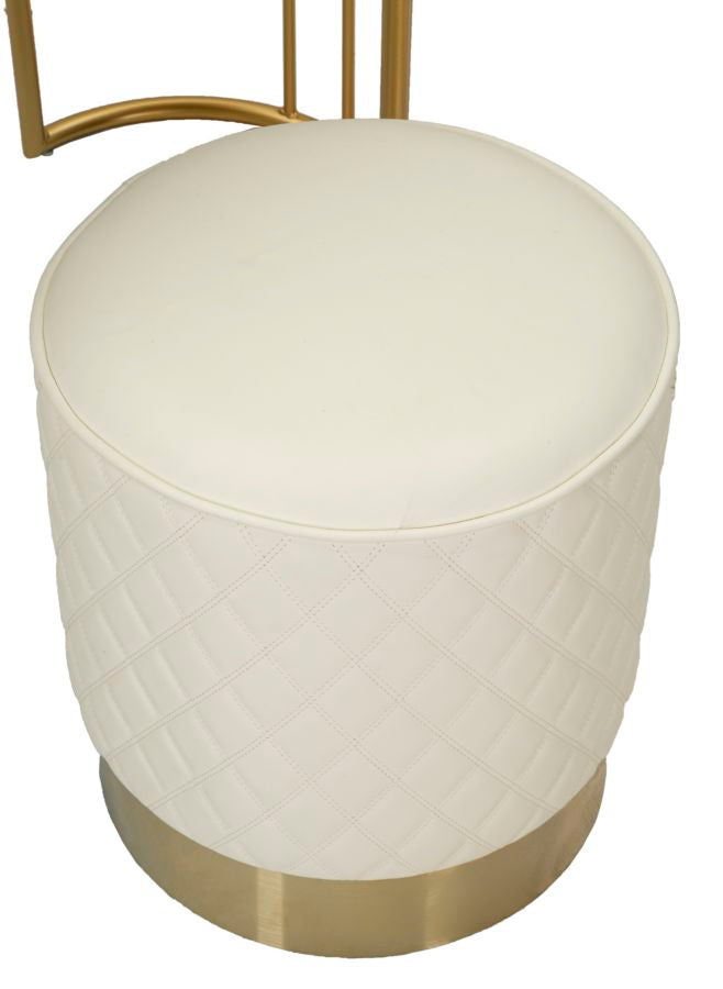 Mauro Ferretti Sharon Imitatie lederen kaptafel met poef