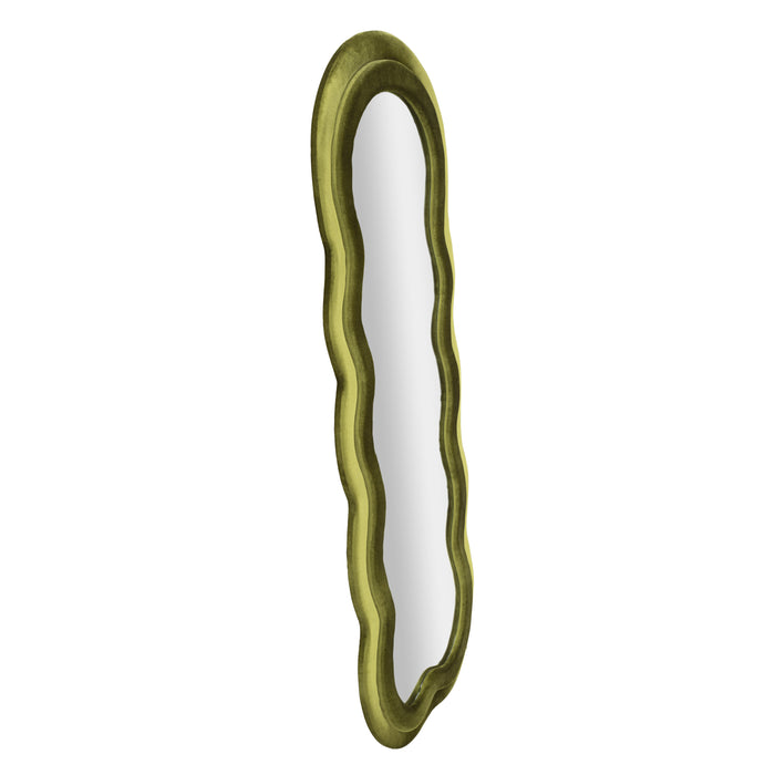 Mauro Ferretti Miki Wandspiegel in grijs fluweel