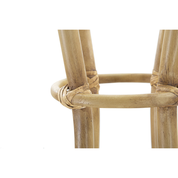 Mauro Ferretti Panama Vachtrek met paraplubak in bruin metaal