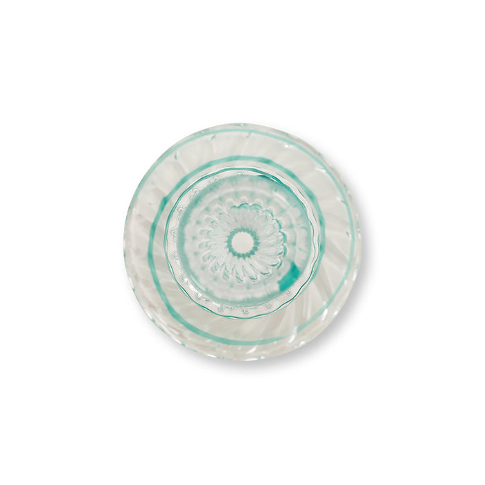 Pip Studio - Kandelaar - Licht Blauw - Glas Swirl - 28cm