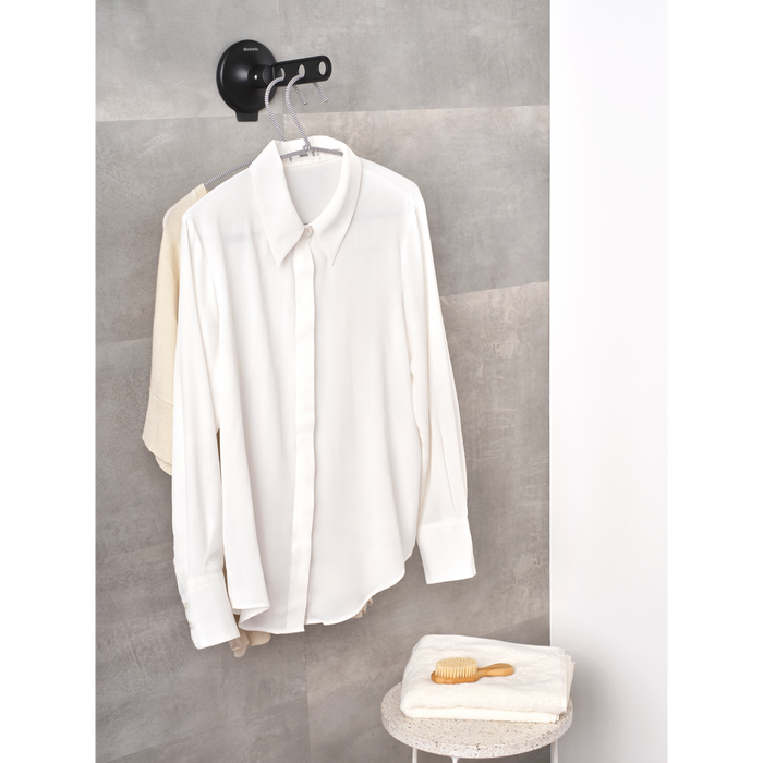 Inklapbare kledinghaak met zuignap - Black