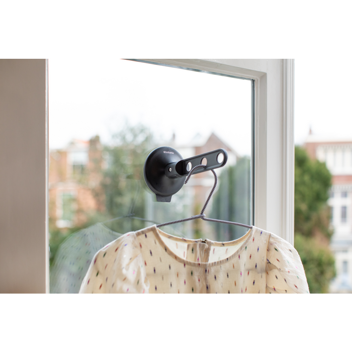 Inklapbare kledinghaak met zuignap - Black