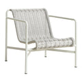HAY Palissade Cord Lounge Chair Low - Lichtgrijs