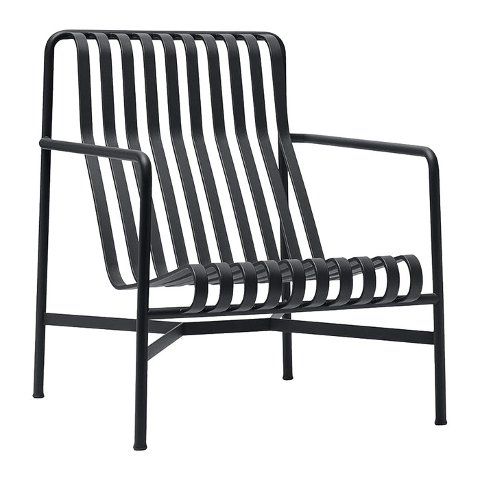 HAY Palissade Lounge Chair High - Antraciet
