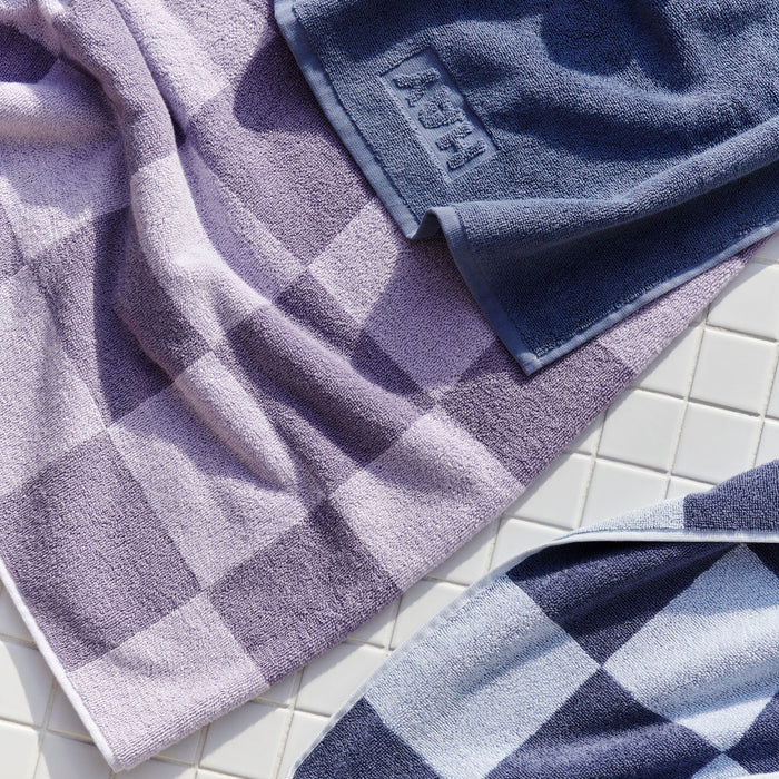 HAY Check Handdoek - Lavendel