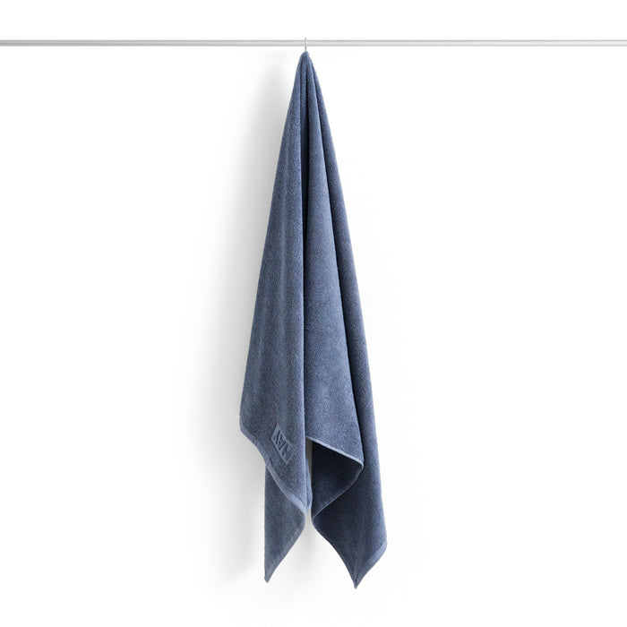 HAY Mono Handdoek L 140 x B 70 cm - Staal Blauw