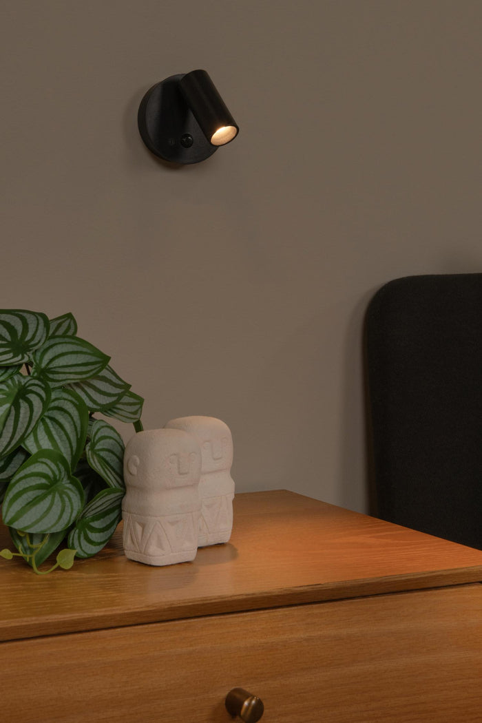 Lucide TONI Wandspot - Zwart
