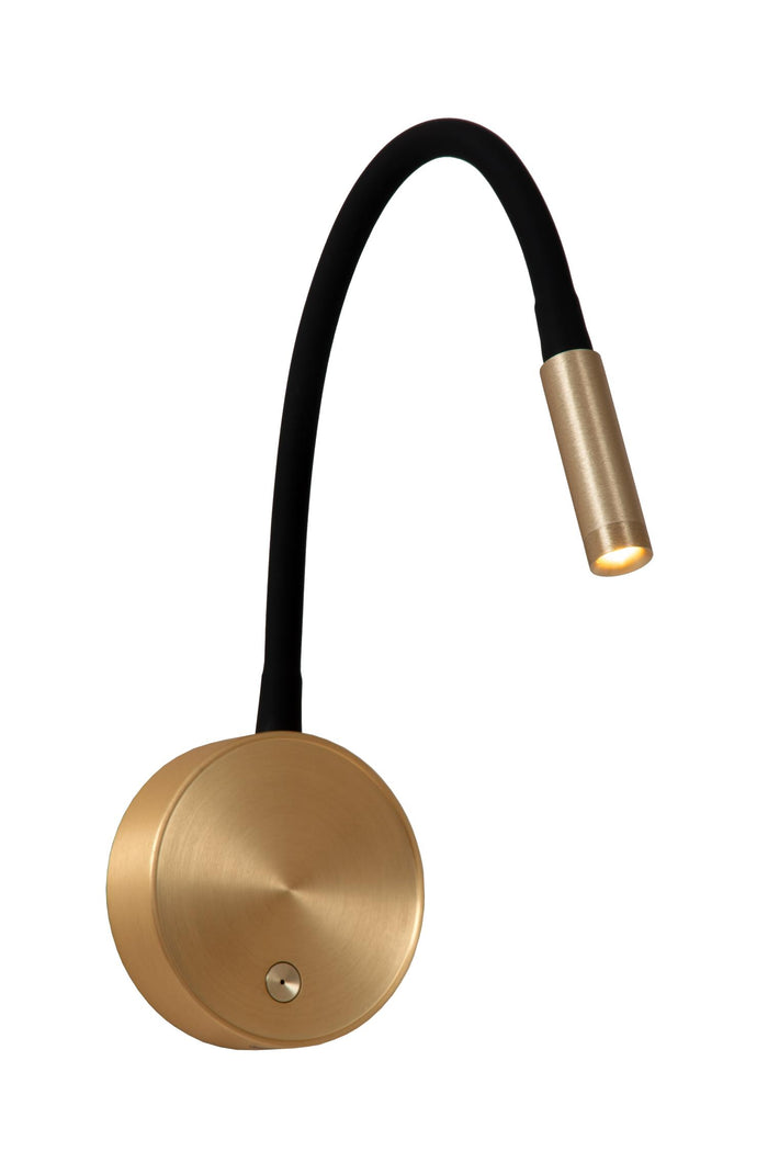 Lucide Premium ASJA Wandspot - Mat Goud | Messing