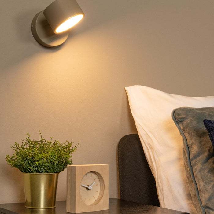 Lucide GIAN Wandlamp - Taupe