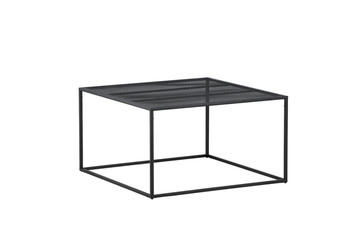 Fjôrd - Salontafel Zwart 80cm - Staal - Netz