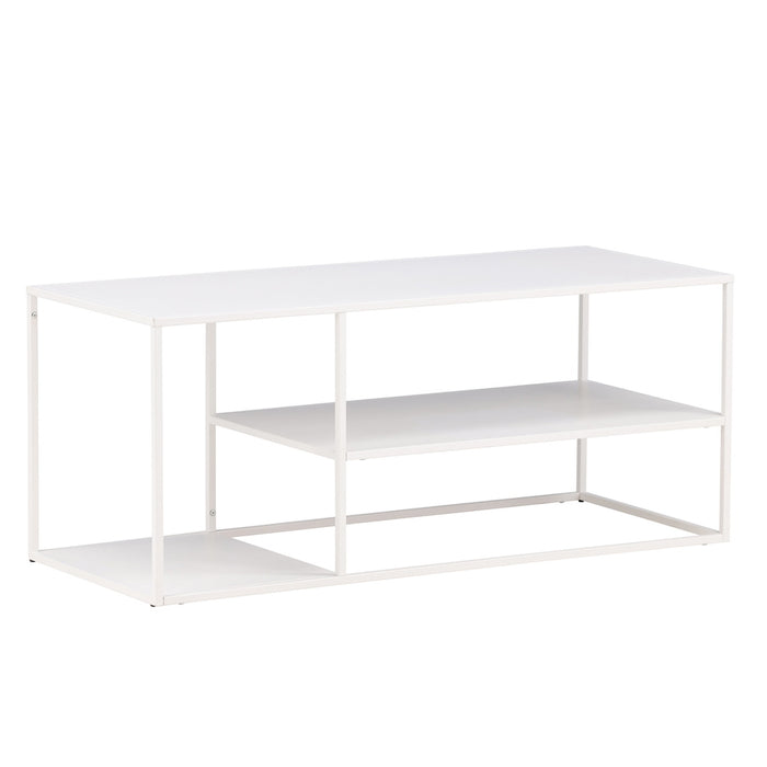 Fjôrd - Salontafel Wit 120cm - Staal