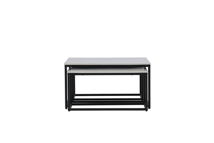 Fjôrd - Salontafel Stonelook 80cm - Stone - Solna