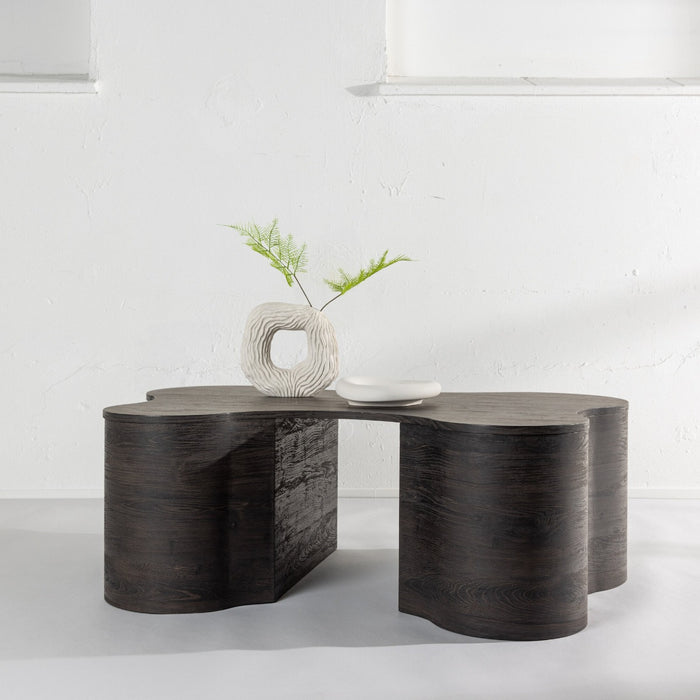 Fjôrd - Salontafel Donkerbruin 130cm - MDF - Larvik