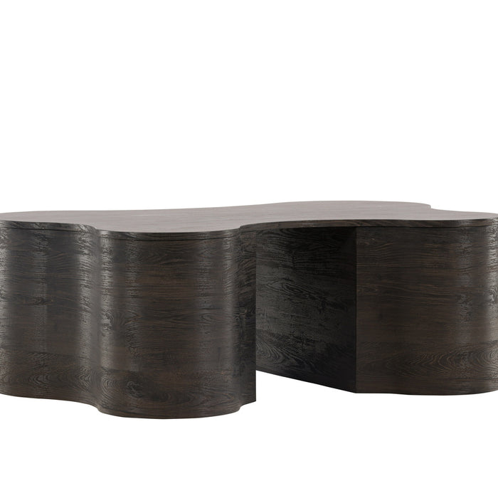 Fjôrd - Salontafel Donkerbruin 130cm - MDF - Larvik