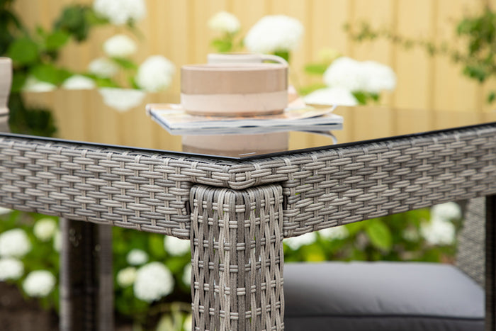 Fjôrd - Outdoor Bartafel Grijs 100cm - Wicker