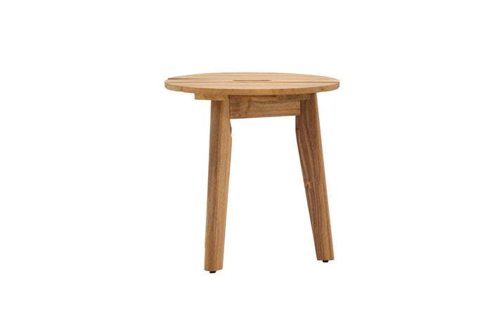 Fjôrd - Bijzettafel Naturel Ø40cm - Acaciahout - Chania