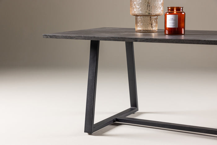 Fjôrd - Salontafel Zwart 110cm - MDF - Plankton