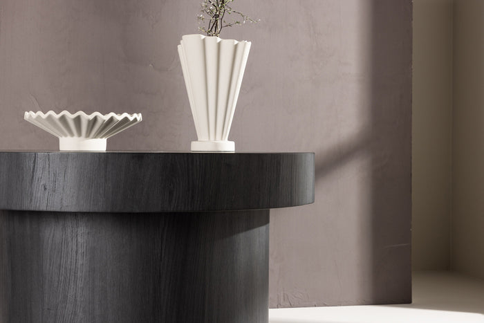 Fjôrd - Salontafel Zwart Ø80cm - Mdf - Malung