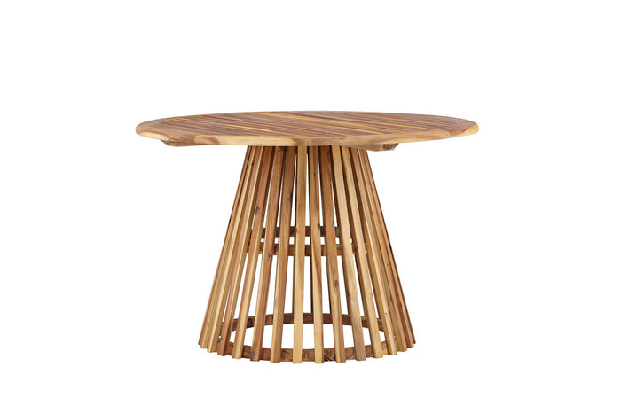 Rebellenclub Elm Tuintafel - ø120cm - Naturel Hout