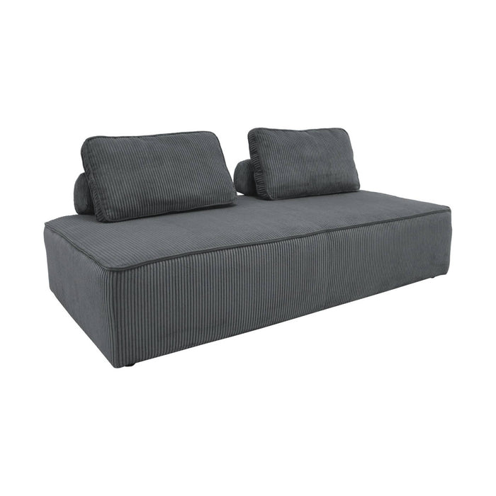 sweeek - Set van fauteuils voor modulaire bank 4 zitplaatsen corduroy