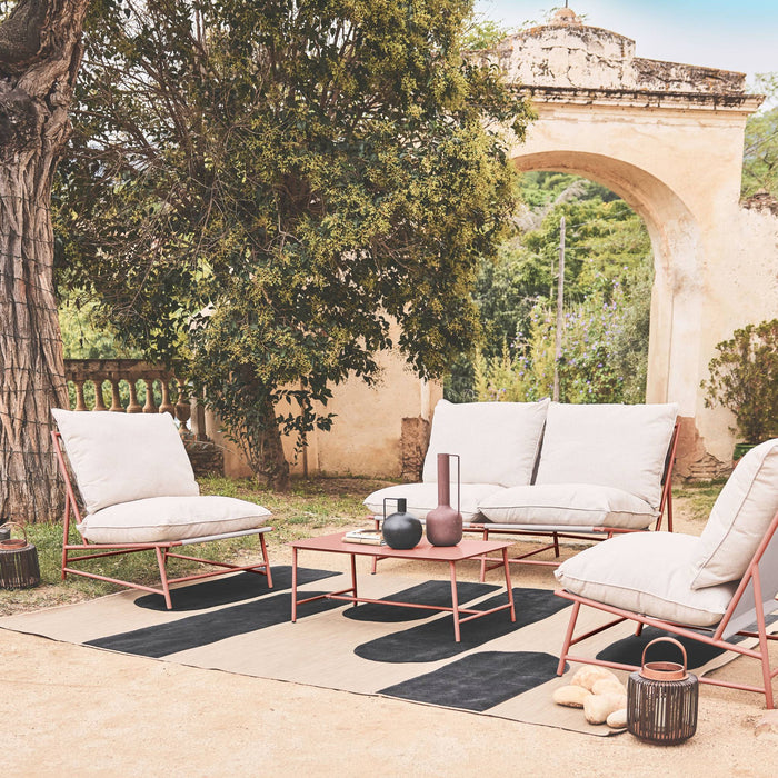 sweeek - Tuinset van staal en textileen voor 4 personen