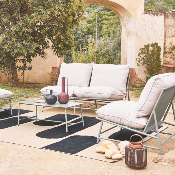 sweeek - Tuinset van staal en textileen voor 4 personen