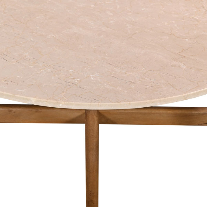 Giga Meubel - Salontafel Marmer Naturel - Set Van 2 - 90cm - Lino