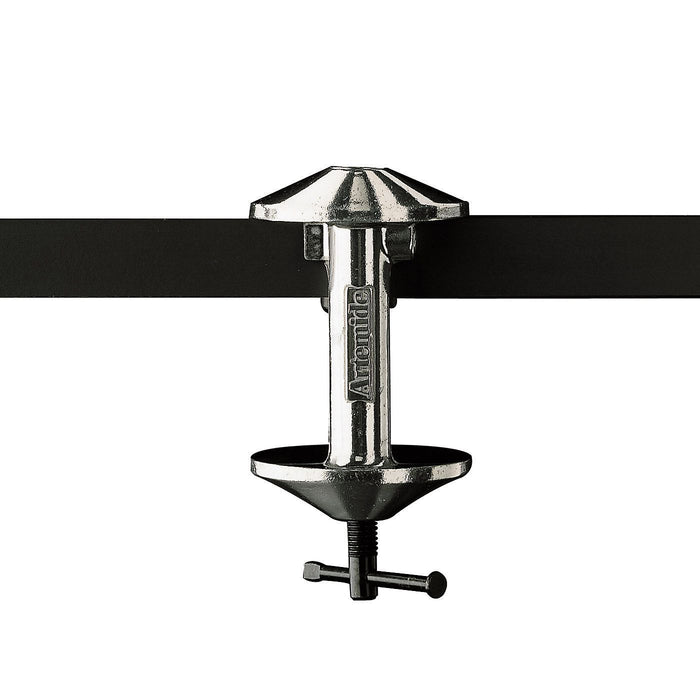 Artemide Tolomeo Mega klemlamp LED met snoerdimmer grijs satijn 32 cm