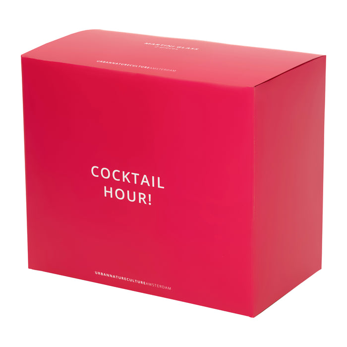 Urban Nature Culture Martini Cocktail Glas - Set Van 2 - In Geschenkverpakking