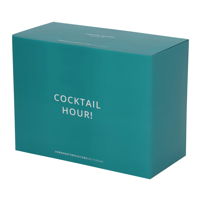 Urban Nature Culture Coupe Cocktail Glas - Set Van 2 - In Geschenkverpakking