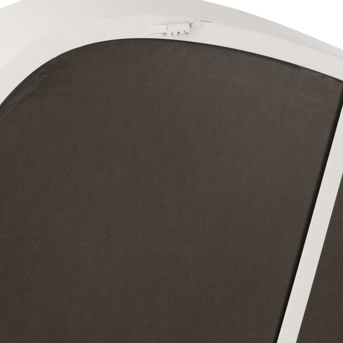 J-Line spiegel - metaal|glas - wit - large - Ø 86.5 cm