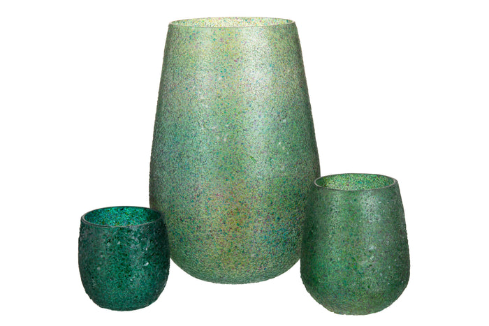 J-Line kaarshouder Tom - glas - groen - large