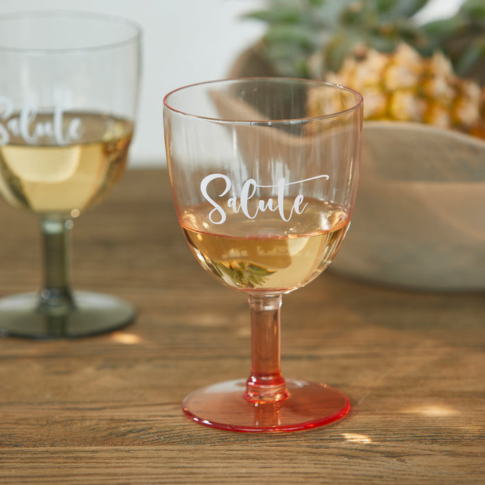 Riviera Maison Wijnglas Roze - Salute Wittewijnglas - Glas