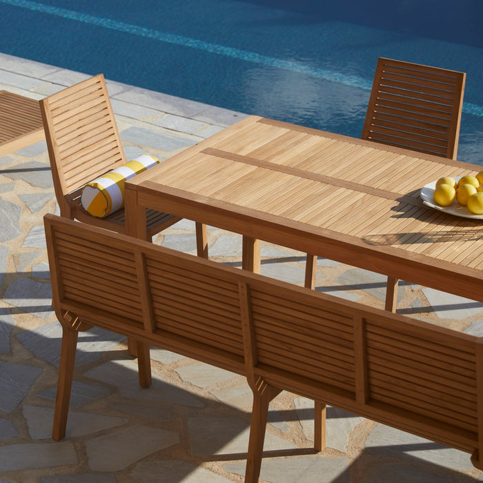 Tikamoon - Loungeset in teakhout 120 Teo 6 personen