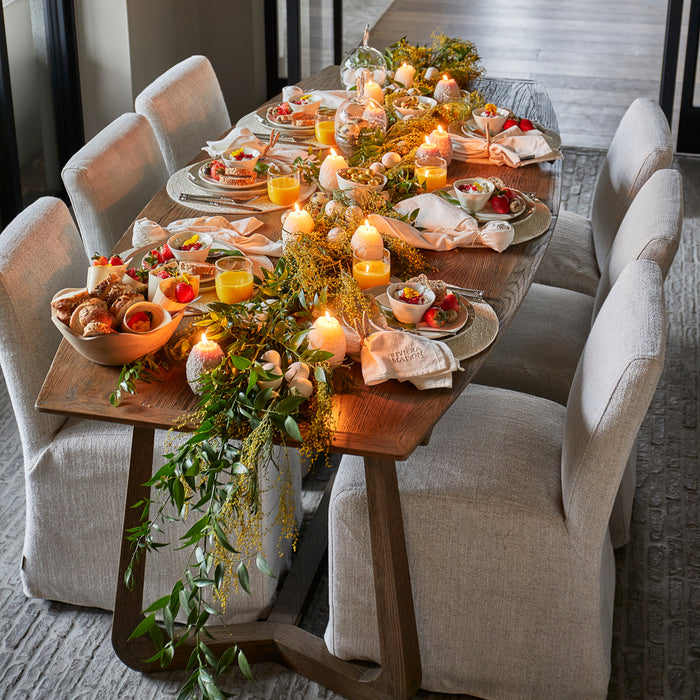 Riviera Maison Serveerschaal Naturel - Navelli Decoratieschalen - Hout