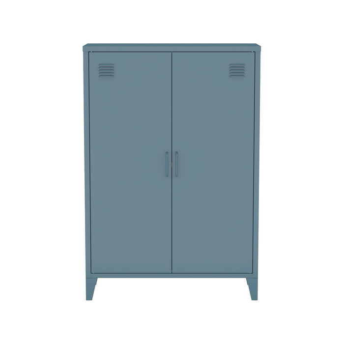 sweeek - Metalen kast|ladekast 2 deuren (set van 2)