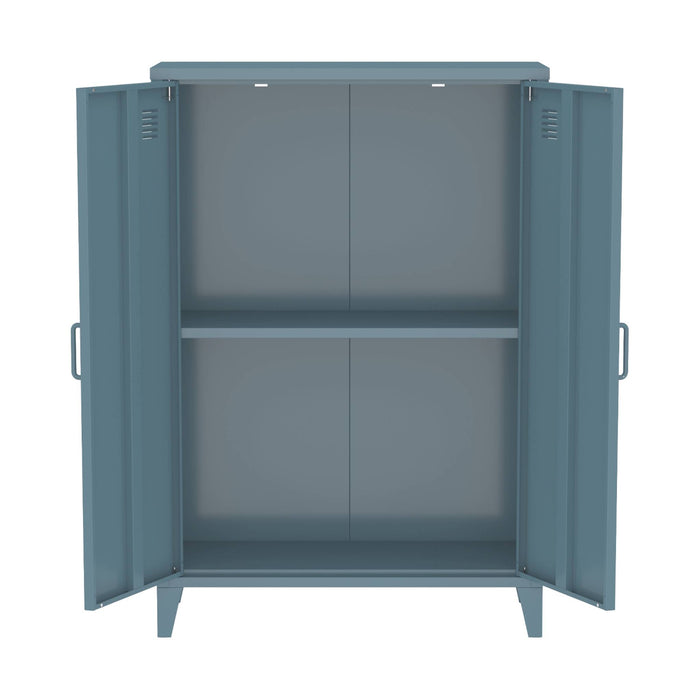 sweeek - Metalen kast|ladekast 2 deuren (set van 2)