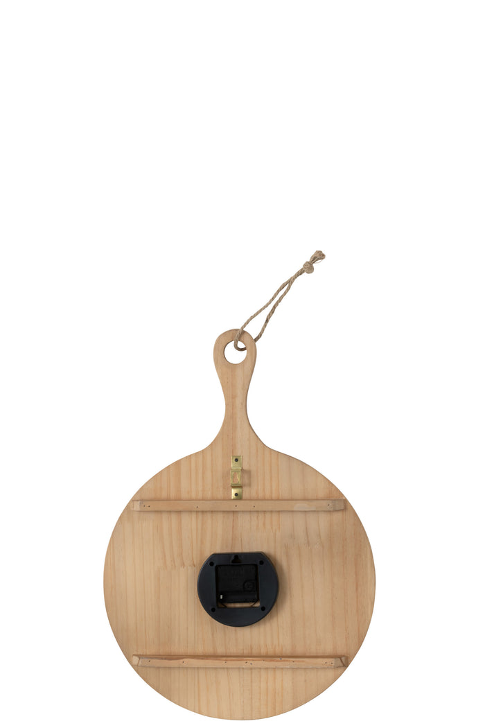 J-Line klok Plan Den - naturel - small - Ø 40 cm