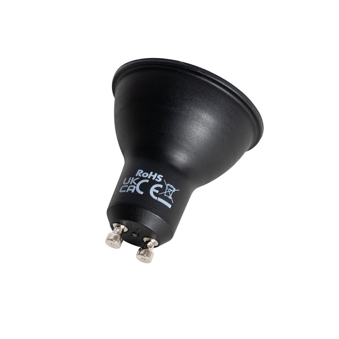 LUEDD GU10 dimbare LED lamp zwart 6W 500 lm 2700K