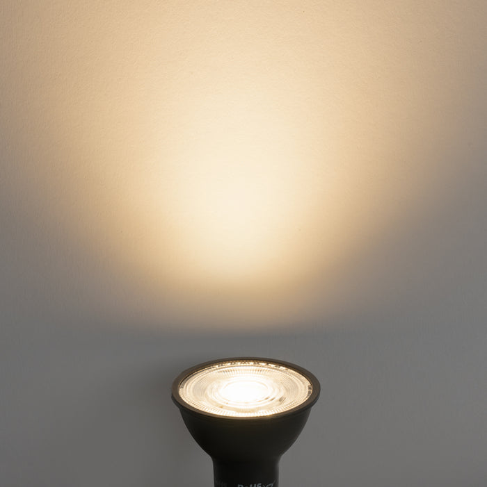 LUEDD GU10 dimbare LED lamp zwart 6W 500 lm 2700K