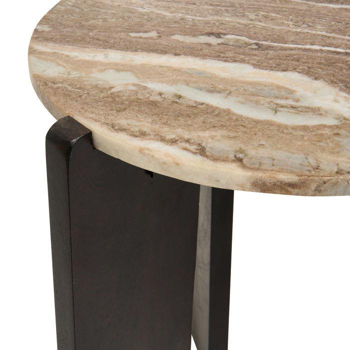 by fonQ Rivax Bijzettafel - Donkerbruin