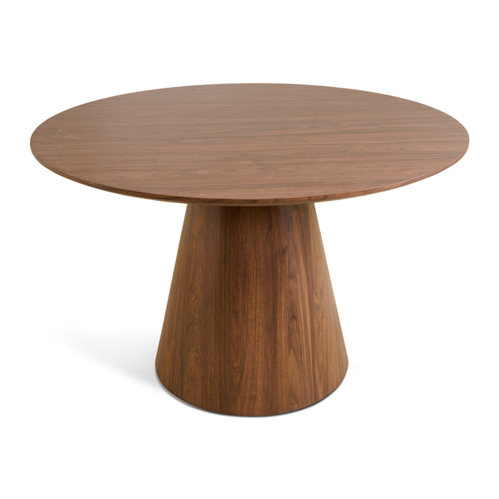 by fonQ Livo Eettafel - Ø 120 cm - Walnoot