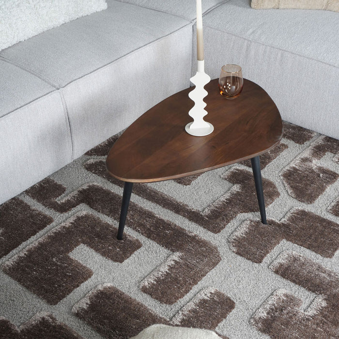 Veer Carpets - Vloerkleed Liana Bruin 240 x 340 cm