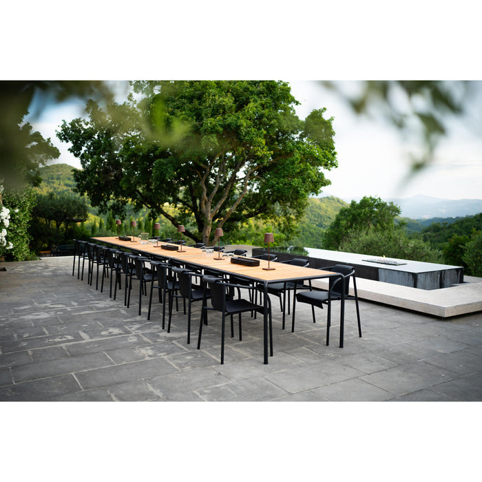 Avanti tuintafel 153x98 Thermo Ash|Olive Green